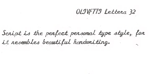Olivetti Letter Deluxe