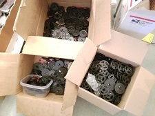More boxes of Metal Typewriter Spools in Excellent condition