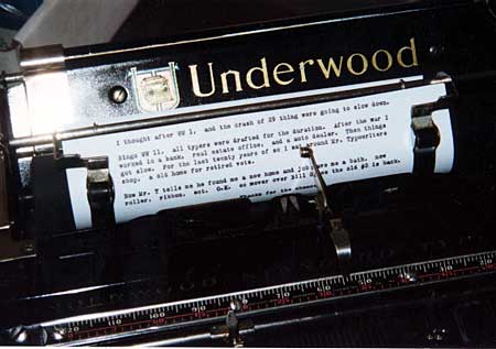 Underwood Typewriter Ribbon
