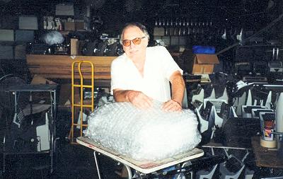 bubble wrapped typewriter